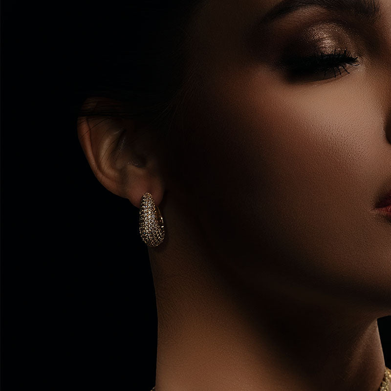 The Gold Hoop Earrings