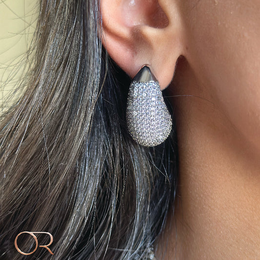 The Drops Earings Silver Big